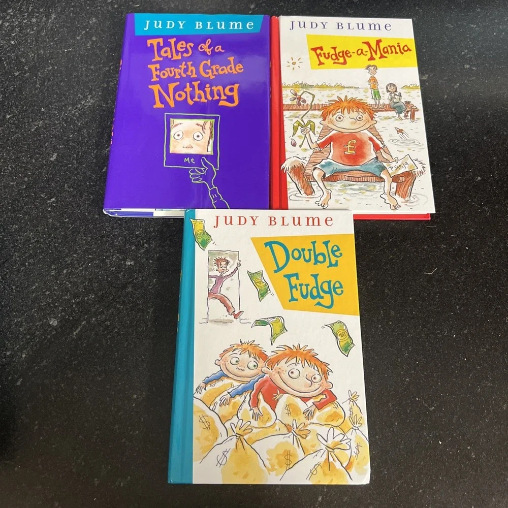 PURE FUDGE: TALES OF A FOURTH GRADE 3‎ Books Set By Judy Blume - Hardcover